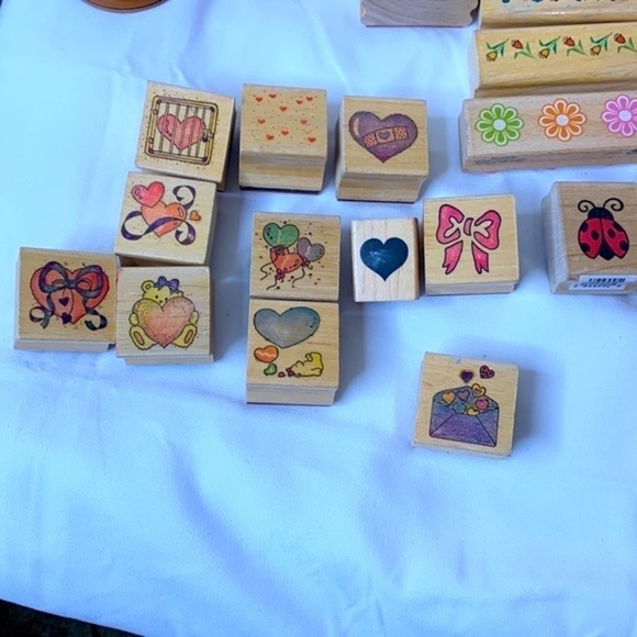 Ink pad stamps 38 in total - Picture 3 of 8